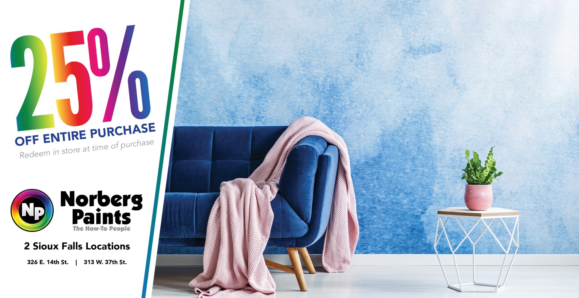 Coupon Paint Supply Store South Dakota Norberg Paints